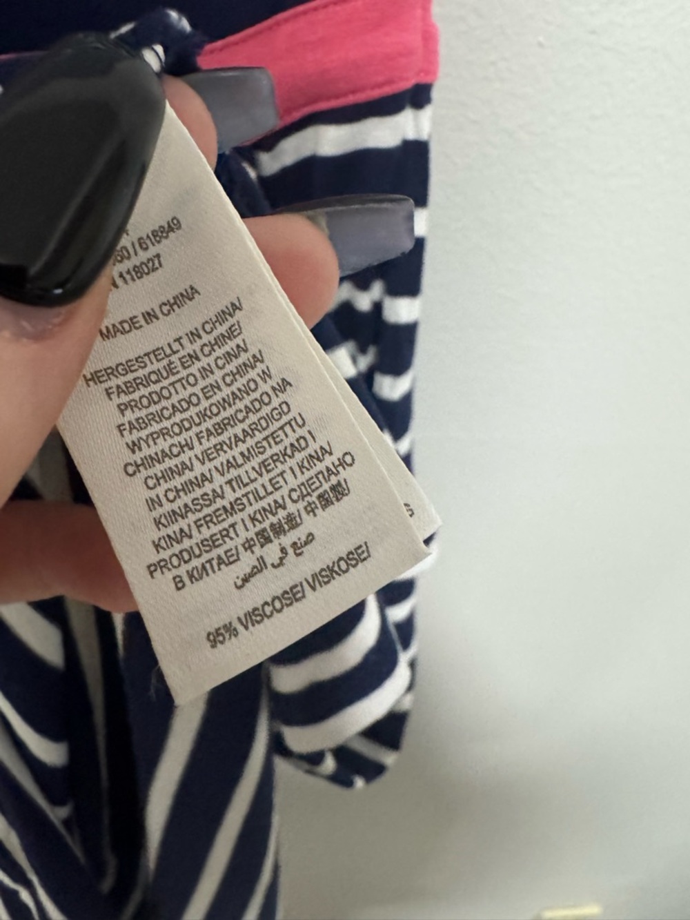 Boden Eleanor Print Jersey Striped Dress - Picture 8 of 9